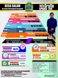 Info Grafis APBDes 2019 Desa Salam